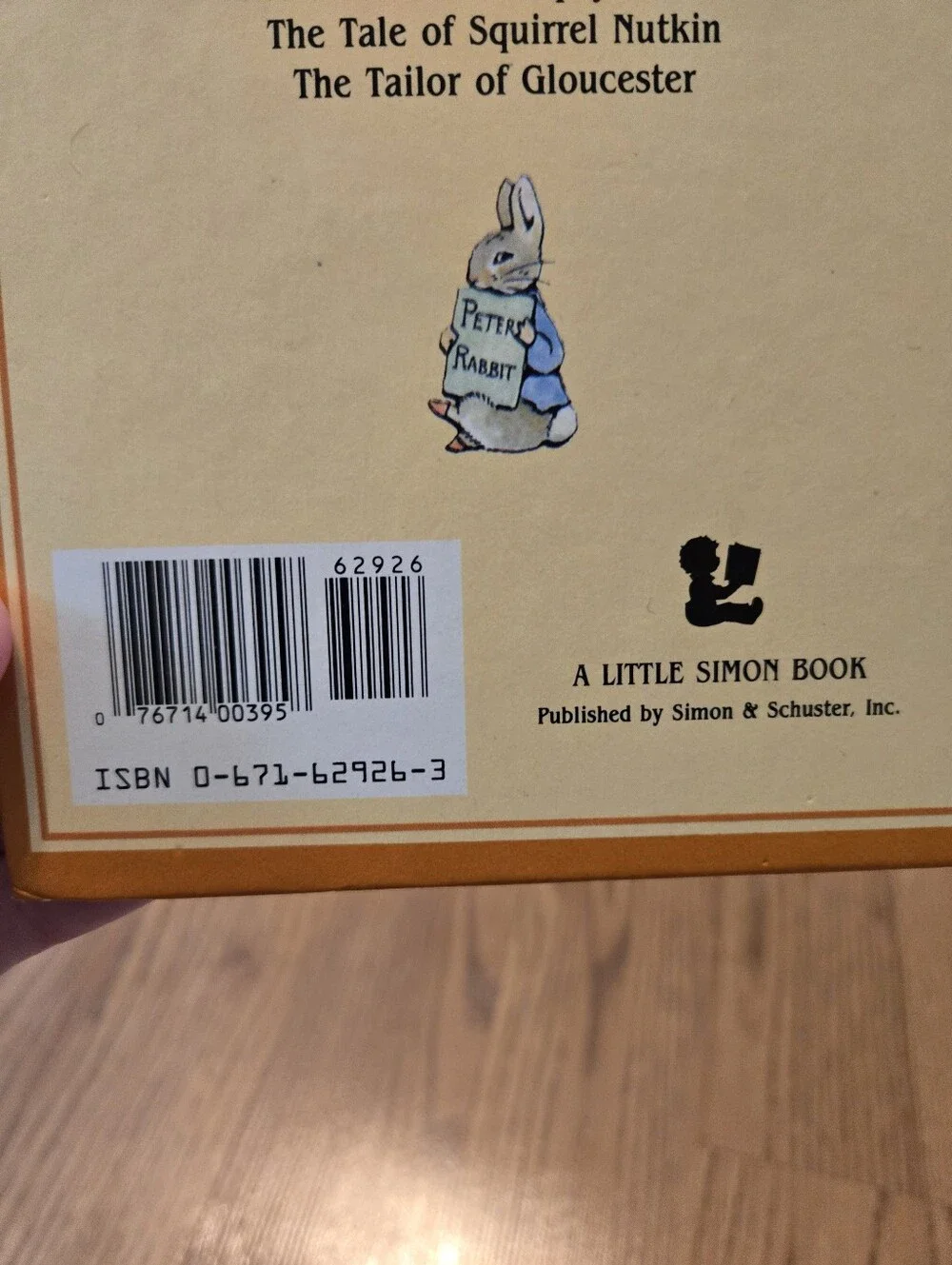 Vintage 1989 The Tale Of Squirrel Nutkin By Beatrix Potter Hardcover Book Kids